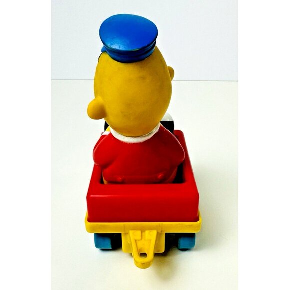 Big Bird's Wind Up Train 1989 Vintage Sesame Street Bert Cookie Monster Illco - Picture 11 of 16